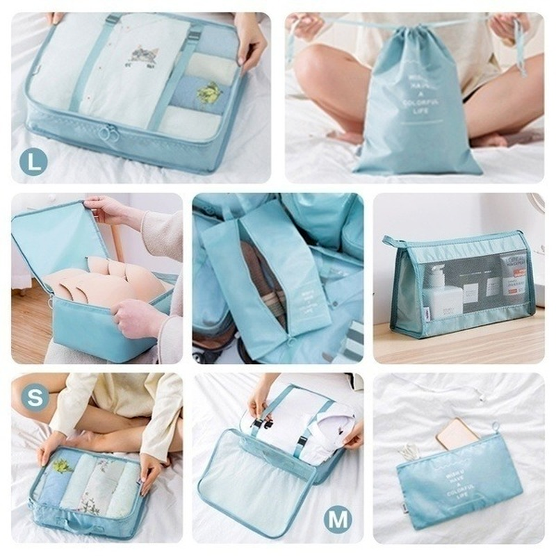 8PCS/Set Suitcase Organizer